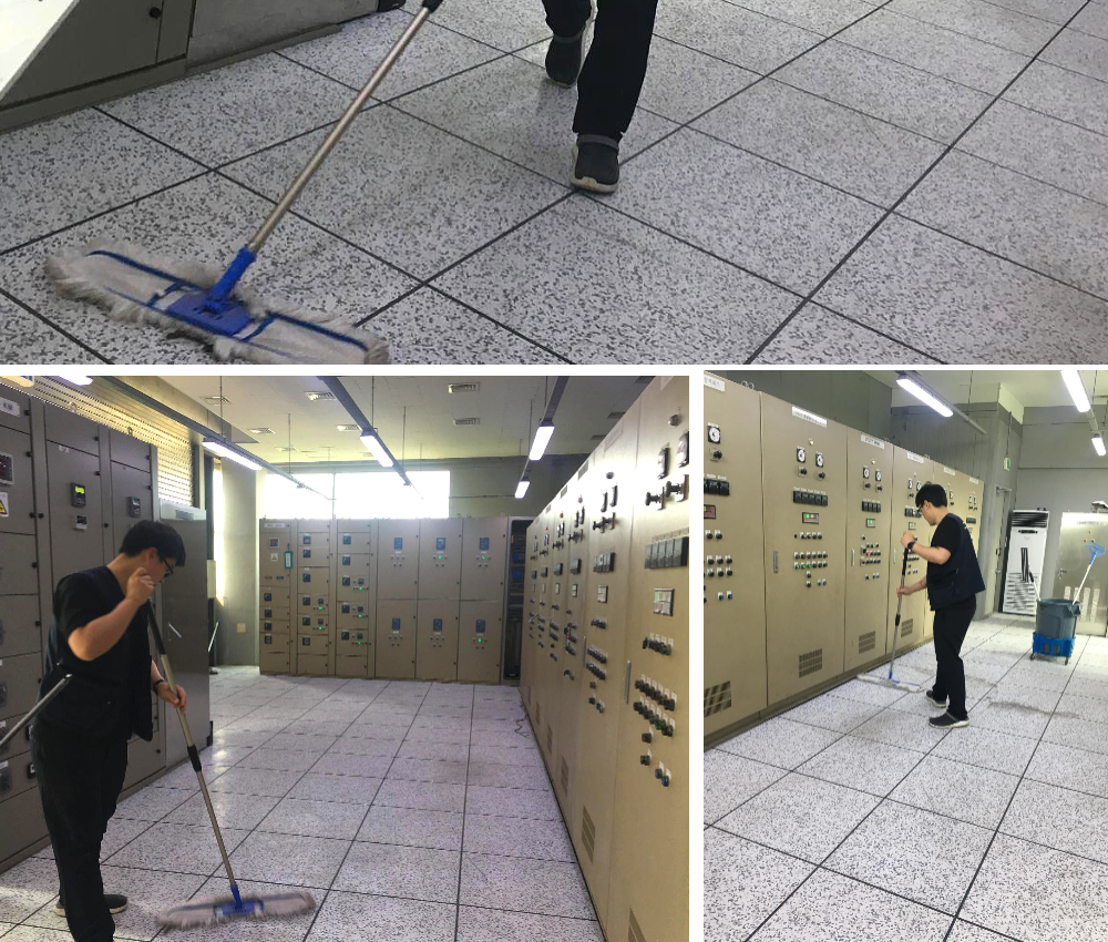 이천 전산실 청소 - 화재로부터 안전한 데이터 환경 유지 관한 작업사진입니다.