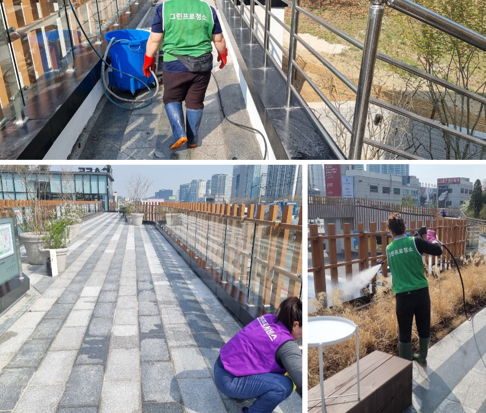 이천시 야외 공원 백화제거 - 시각적 즐거움과 깨끗한 환경을 선사합니다 관한 작업사진입니다.