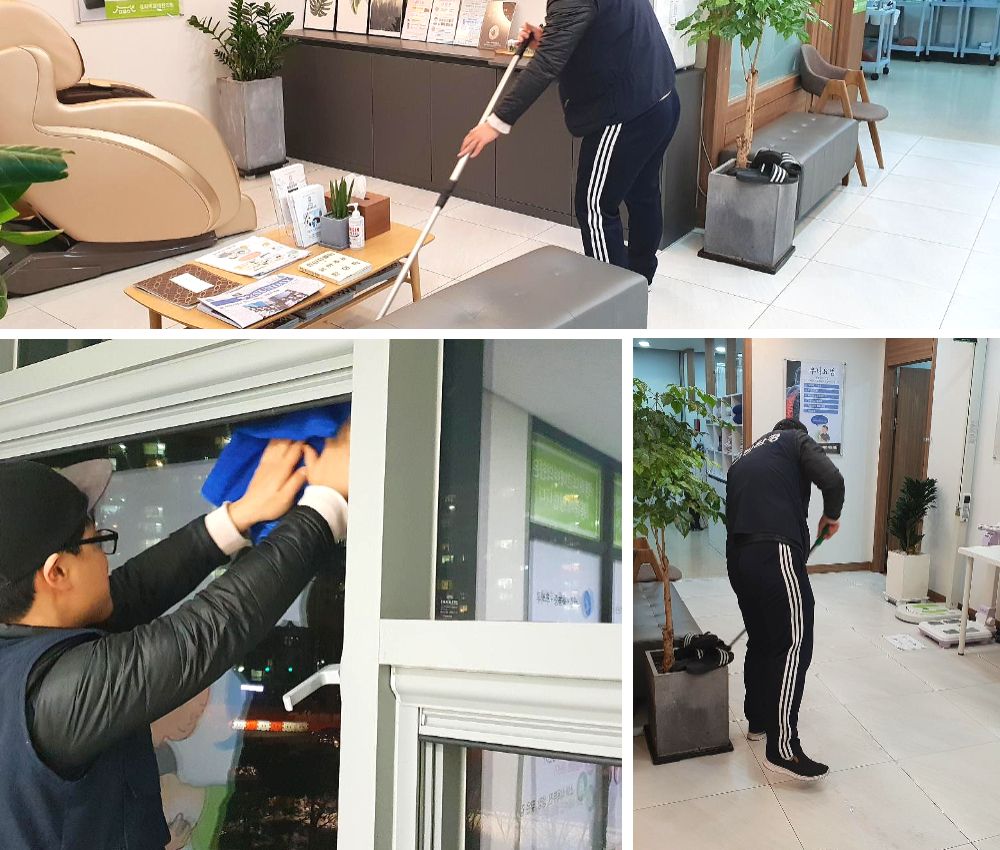 주 3회 이천 병원 청소 - 환자들을 위한 깨끗한 환경을 유지합니다 관한 작업사진입니다.