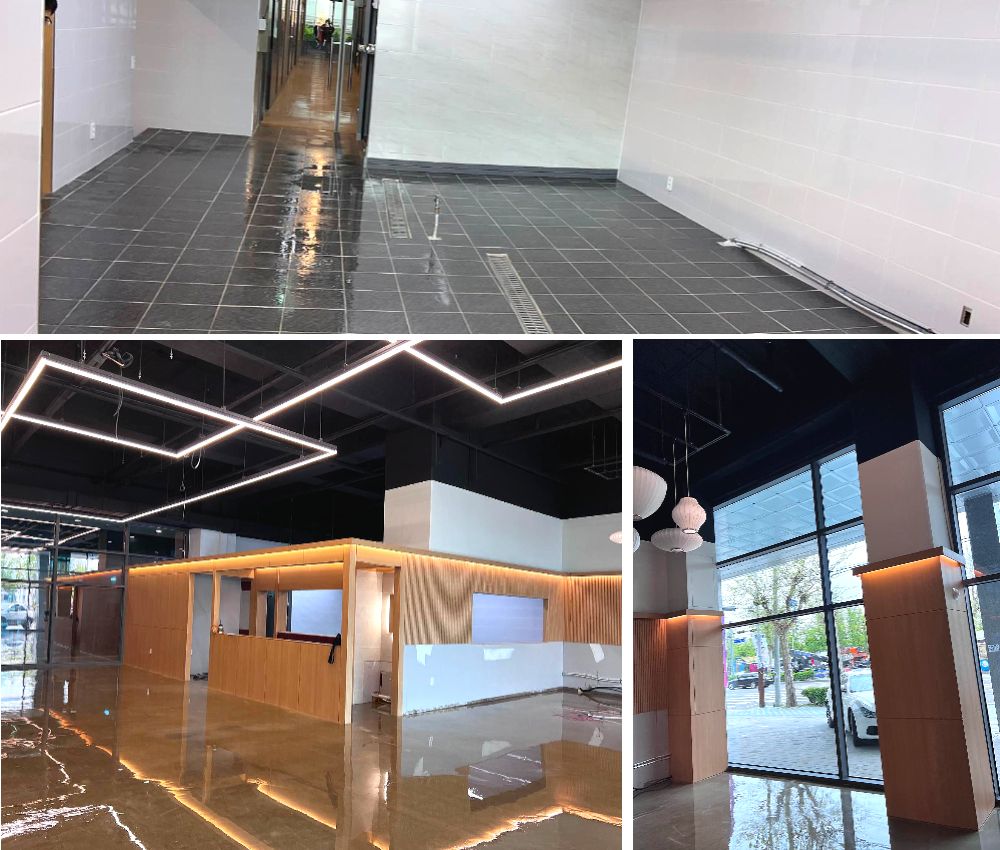 이천 병원 인테리어 청소로 야탑 아마고타워에서 제일 손님이 많아요. 관한 작업사진입니다.